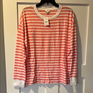 J CREW - New with Tags - Striped Long Sleeve T-Shirt